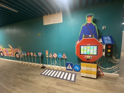 Уголок ПДД 3-й корпус